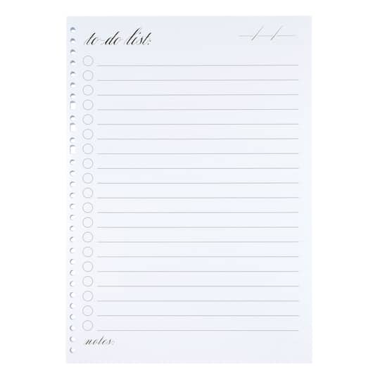 8.2" x 11.6" A4 To Do List Fill Paper, 50 Sheets by Recollections™